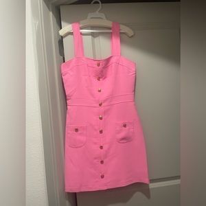 Amanda Uprichard Pink Archie Dress